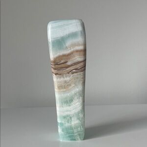 Caribbean blue calcite tower